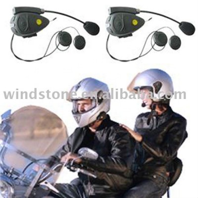 For 500 mts Bluetooth Helmet Headset Intercom 1 to 1