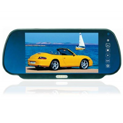 7 inch wide screen rearview mirror monitor. car rearview mirror monitor .car screen mirror monitor