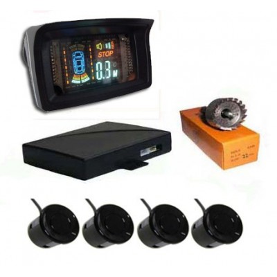 Wholesales Car VFD Parking Sensors 4 Sensors VFD & HUD Display Monitor Car Parking Sensor System