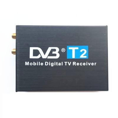 Digital Car TV Tuner DVB-T2 Box 120km/h dvbt2 tuners 2 antenna receiver External USB black digital dvb-t2 car dvd for DVB-T2