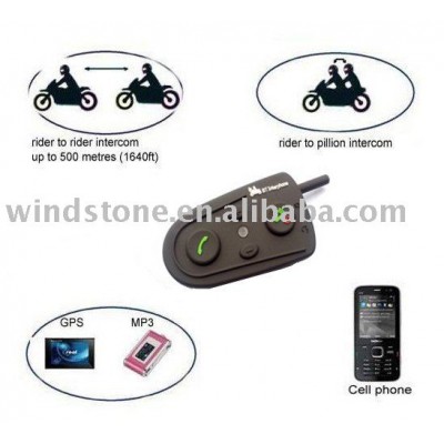 Bluetooth Helmet Intercom Interphone Headset Kit 500 meters