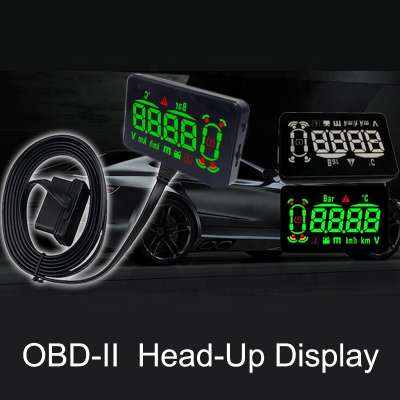 OBD2 HUD Head Up Display OBD II TPMS External Sensors